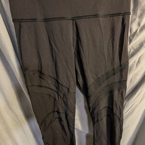 Lululemon Athletica Midnight Black Mesh Leggings